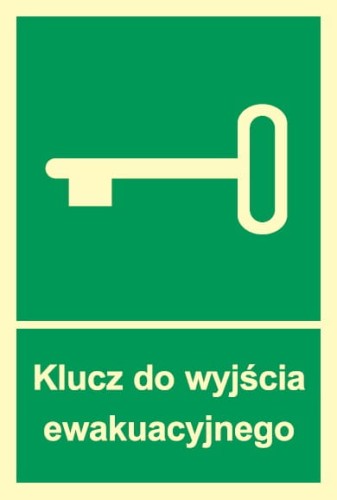 Klucz do wyjścia ewakuacyjnego