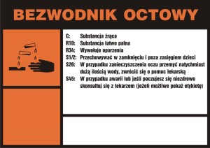 Znak: Bezwodnik octowy