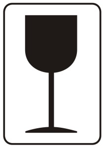 Znak: Ładunek łatwotłukący