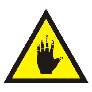 Znak:Ostrzeżenie przed substancjami żrącymi