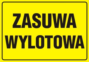 Tablica: Zasuwa wylotowa