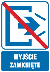 Wyjście zamknięte