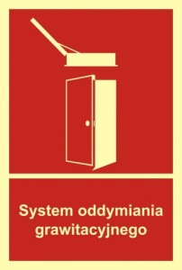 Znak: System oddymiania grawitacyjnego