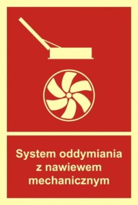 Znak: System oddymiania z napędem mechanicznym