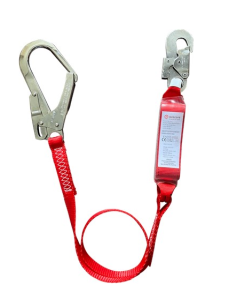 Amortyzator bezpieczeństwa pojedynczy GEKKO z linką i zatrzaśnikami