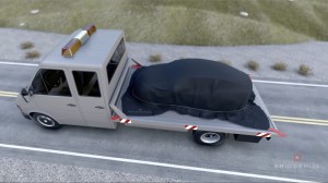 bridgehill-fire-blanket_ev-on-tow-truck.jpeg
