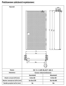 Drzwi do schronu, przeciwwybuchowe typu SC 3.1 AB-II EXR2