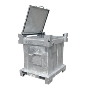 Pojemnik transportowy ASP BOX 600L na akumulatory li-ion certyfikowany zgodnie z 4.1.4.1 ADR