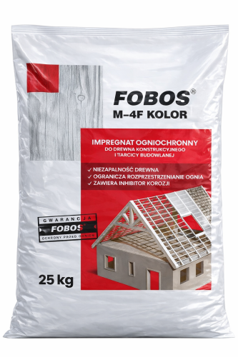 Fobos M4 F impregnat do drewna ppoż 25 kg