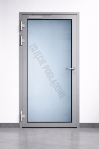Drzwi przeciwpożarowe, aluminiowe z szybą EI30 EI60 - na zapytanie