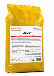Sorbent wermikulit VERMIX 25L z funkcją izolacji baterii litowych podczas transportu i magazynowania