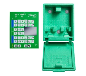 Plum Green Box – pusta stacja do płukania oczu i ran 200 + 500 ml