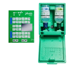 Plum Green Box – zestaw do płukania oczu i ran pH Neutral 500 ml + NaCl 500 ml DUO