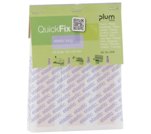 30 plastrów elastycznych Long - wkład do dozownika Plum QuickFix