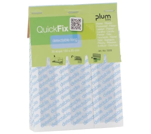 30 plastrów wykrywalnych Long - wkład do dozownika Plum QuickFix