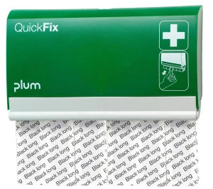 Dozownik Plum QuickFix — 2×30 czarnych plastrów Long (CE)