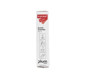 Opatrunek na rany 4-w-1 Plum Pull1Aid Blood Stopper — 17 × 17 cm