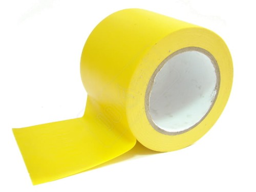 Taśma samoprzylepna żółta 10 cm / 33 mb