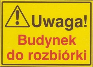 [319-32] UWAGA! Budynek do rozbiórki