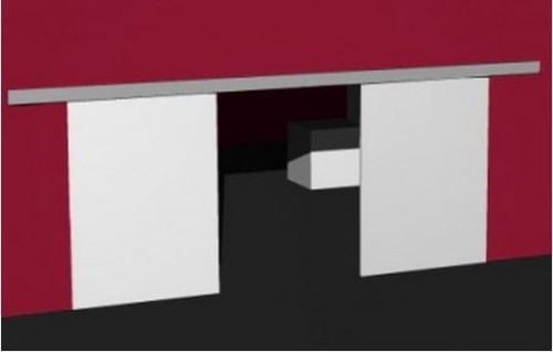 Brama przesuwna dwuskrzydłowa EI30