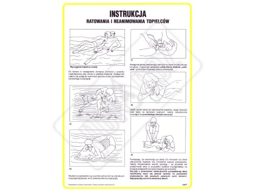 Istrukcja ratowania i reanimowania topielców