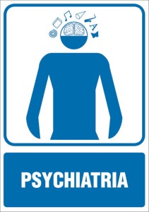 Znak piktogram Psychiatria