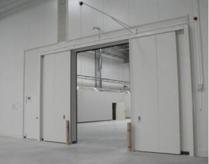 Brama przesuwna dwuskrzydłowa EI30