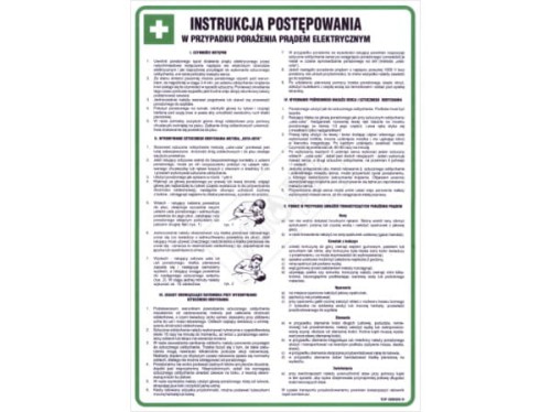 Instrukcja postępowania w przypadku porażenia prądem elektrycznym