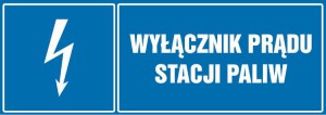 Wyłącznik prądu stacji paliw